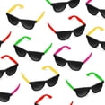 thumbnail image 2 of Gafas de sol Big Mo's Party Pack 24 Neon Style 80, 2 of 7