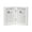 White, variant on Lawrence Frames 4" x 6" Studio Wood White Double Picture Frame (755846D)