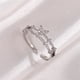 thumbnail image 3 of Fiudx Anillo de Circonita Cúbica, Elegante y Ajustable, Cómodo para Cualquier Ocasión, Regalo Ideal para Cumpleaños o Aniversarios, Perfecto para Hombres y Mujeres, Accesorio de Moda., 3 of 3