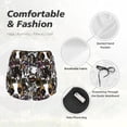 thumbnail image 4 of Balery Cute Dogs Puppy2 Pantalones cortos deportivos para mujer con forro y dos bolsillos, elásticos, para entrenamiento, gimnasio, yoga-Medium, 4 of 7