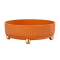 thumbnail image 1 of Caja de exhibición de cosméticos Estante de almacenamiento de condimentos de cocina giratorio (naranja activo) JShteea Libre de BPA, 1 of 2