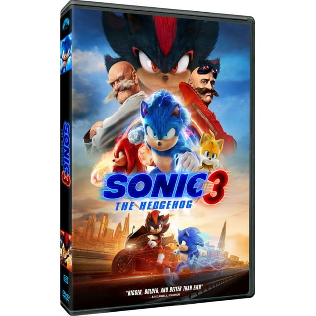 Sonic The Hedgehog 3 (2025) (DVD), Animated, Action & Adventure, Paramount