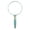 D, variant on Vintage Handheld Mirror for Makeup - Travel Handle Mirrors for Women Gold Embossed Flower Portable Princess Mirror Tabletop Party Classroom