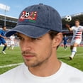 thumbnail image 6 of USA CAN MEX 2026 Soccer Hat, Adjustable Cotton Sport Baseball Cap – Merchandise Cap with Maple Leaf Flag Colors Curved Brim, 6 of 6