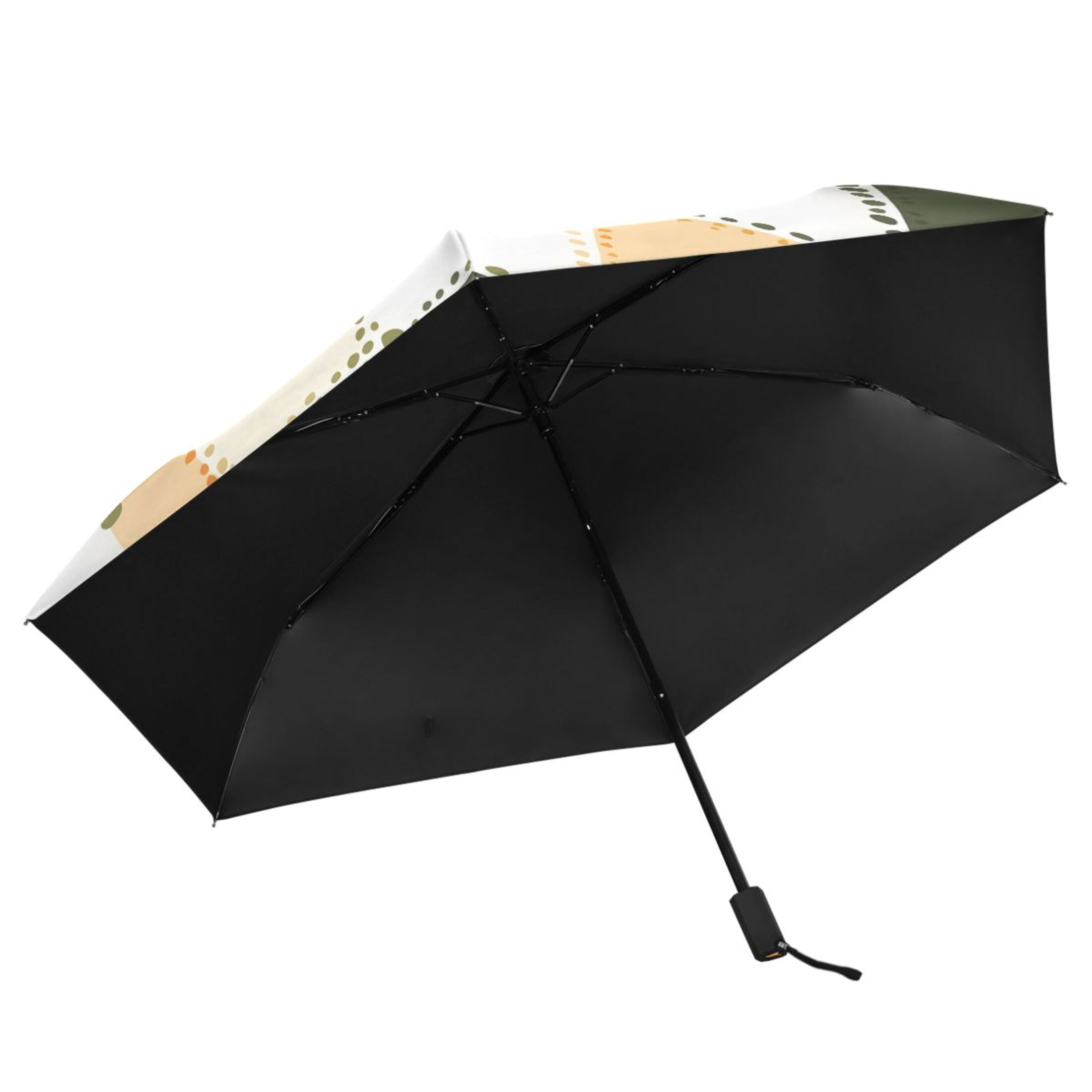 ALAZA Checkered Grid Pattern UPF 50+ Compact Folding Umbrella for Rain Travel Umbrella Packable