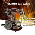 thumbnail image 4 of Teléfono fijo retro Bling Bling para oficina en casa Con función FSK/DTMF y pausa, 4 of 12