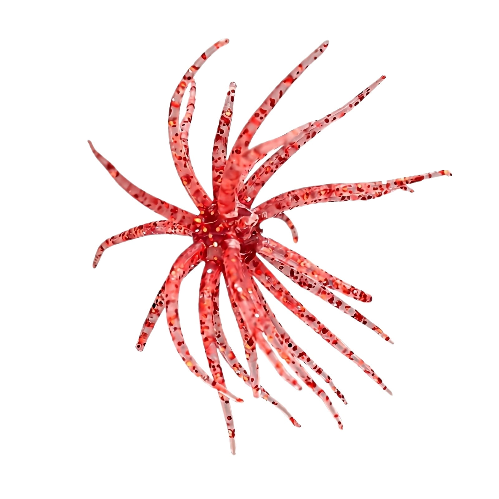 Sea Urchin Bait Floating Sea Urchin Style Bait Ideal Finesse Bait for Crappie Trout and Smallmouth Bass (Red)