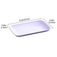 thumbnail image 3 of RuiJiao Rectangular Dinner Plates, Reusable Durable Lightweight Salad Plate for Fruits, Snack, Pasta, Cake, Dessert, Dishes, 3 of 6