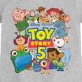 thumbnail image 2 of Toy Story 5 - Character Collage - Youth Girls Fitted Short Sleeve T-Shirt, 2 of 4