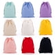 thumbnail image 4 of Bolsa de almacenamiento con cordón de algodón, bolsas de lona blanca para dulces, regalo, bolsa reutilizable, artículos diversos para el hogar, bolsas a prueba de polvo para organizar, 4 of 5