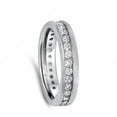 thumbnail image 4 of Clear CZ Simple Polished Ring ( Sizes 6 7 8 9 10 ) New .925 Sterling Silver Thumb Band Rings (Size 10), 4 of 4