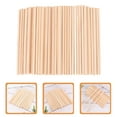 thumbnail image 2 of 50pcs Wooden Sticks Wooden Craft Sticks DIY Wooden Rods Model Material, 2 of 9