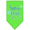 thumbnail image 5 of Christmas Pet and Dog Bandana Screen Printed, "Snow Cute", 5 of 9
