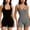 Black+Grey, variant on Body Suit Tummy Control Bodysuit Deep V Neck Short Sleeve Tops Black Bodysuits for Women Clothing