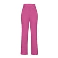 thumbnail image 5 of Womens Lounge Sets 2 Piece Matching Pajamas Fall Fashion 2025 Ribbed Knit Outfits Long Sleeve Casual Sweatsuits Hot Pink M, 5 of 6