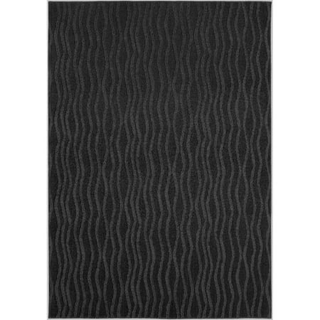 Waves Rug, Black