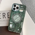 thumbnail image 3 of Compatible with iPhone 15 Pro Max Luminous Case Glow in The Darkness Noctiluncent Fluorescent Case with Wireless Charging for Women Men Slim Soft Bumper Protector Shockproof Phone Cover, Green, 3 of 13