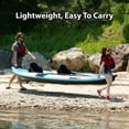thumbnail image 3 of Sea Eagle 385FT Redesigned Fasttrack Inflatable Kayak 12'8" 2 Person Touring Kayak, Attached Rigid High-Pressure V-Bottom, Smoother Paddling Experience-Light Weight -  Pro Kayak Package, 3 of 6