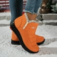 thumbnail image 7 of Winter Ankle Boots Fashionable Solid Color Fleece Lined Warm Snow Boots Comfortable Casual Slip Footwear, 7 of 7