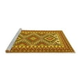 thumbnail image 2 of Ahgly Company Machine Washable Indoor Round Persian Yellow Traditional Area Rugs, 5' Round, 2 of 4