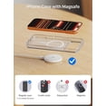 thumbnail image 5 of ETEPEHI Magnetic Wireless Charger - Fast Charging Pad Compatible for iPhone 17 16 15 14 13 & AirPods Pro 4-2, White, 5 of 12