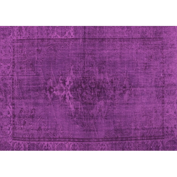 Ahgly Company Indoor Rectangle Persian Pink Traditional Area Rugs, 8' x 12'