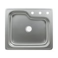 thumbnail image 4 of Ouvert 25 x 22 Stainless Steel Single Basin Top-Mount Kitchen Sink, 4 of 10