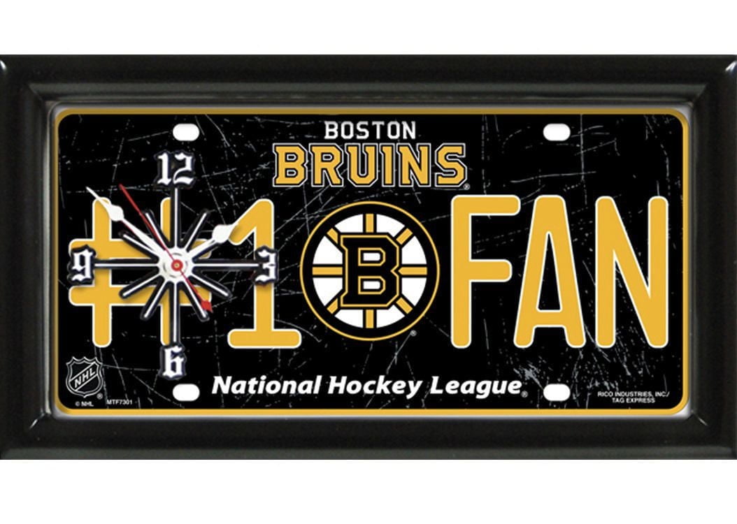 NHL Boston Bruins Wall Clock