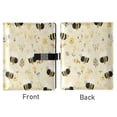thumbnail image 2 of Leather Notebook with Pen Holder Writing Notepad Includes 100 Pages Lined Journal Cute Bees and Honeycomb Pattern, 2 of 6