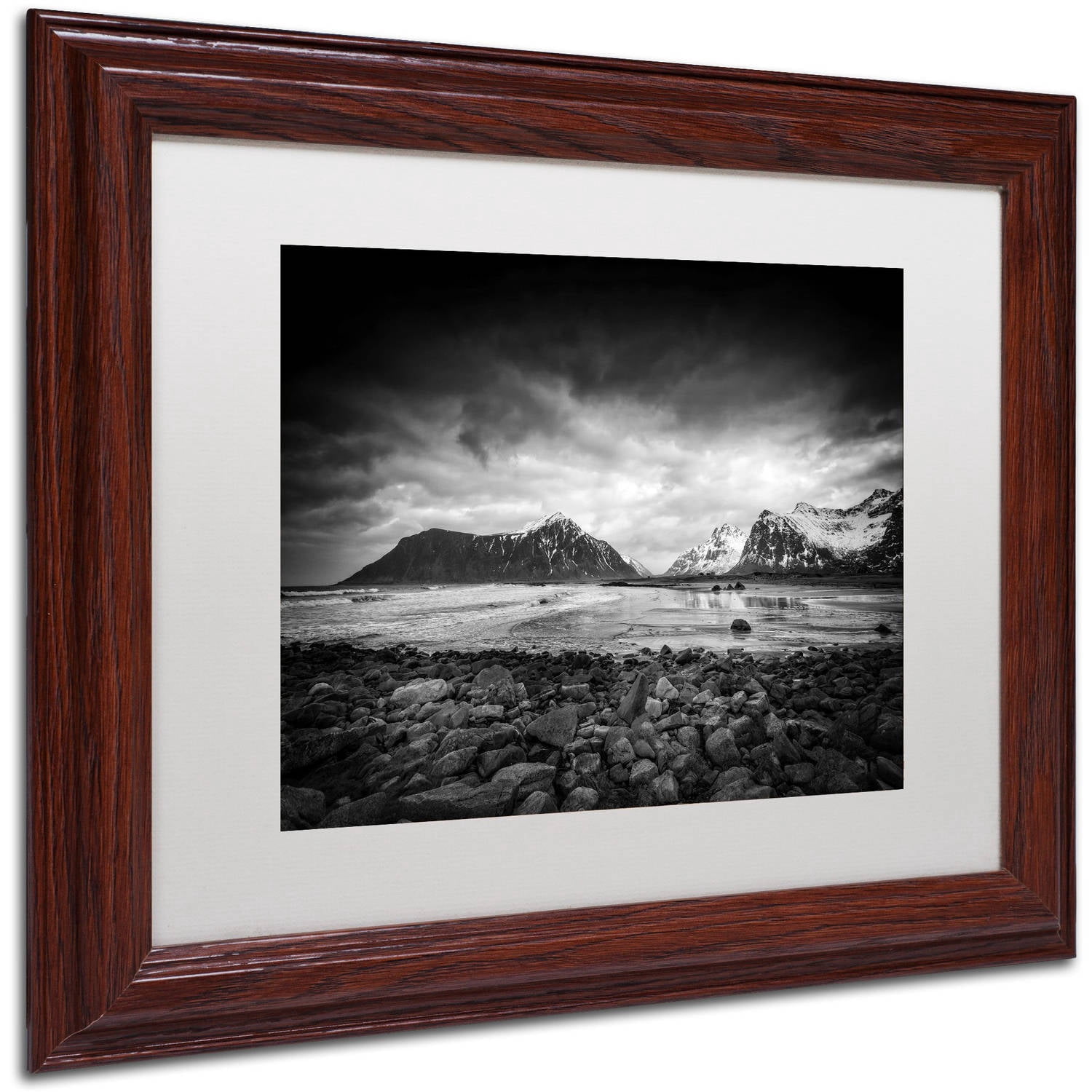 Trademark Fine Art "End of the Day" Canvas Art by Philippe Sainte-Laudy, White Matte, Wood Frame