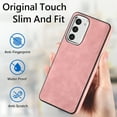 thumbnail image 6 of Case for Samsung Galaxy S23 Plus,Decase Shockproof Anti-Fingerprint Leather Skin-Friendly Cover Slim Fit Soft Phone Shell,for Samsung Galaxy S23 Plus - Pink, 6 of 6