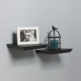 thumbnail image 2 of Knape & Vogt 0140-2X10BK Decorative Floating Shelf Pair, Black, 8" x 10", 2 of 2
