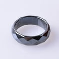 thumbnail image 6 of Meidiya Genuine Hematite Magnetic Ring for Women Men, Black Hematite Stone Band Ring Anxiety Ring Balance Root Chakra, Absorbs Negative Energy Jewelry Gifts, 6 of 8