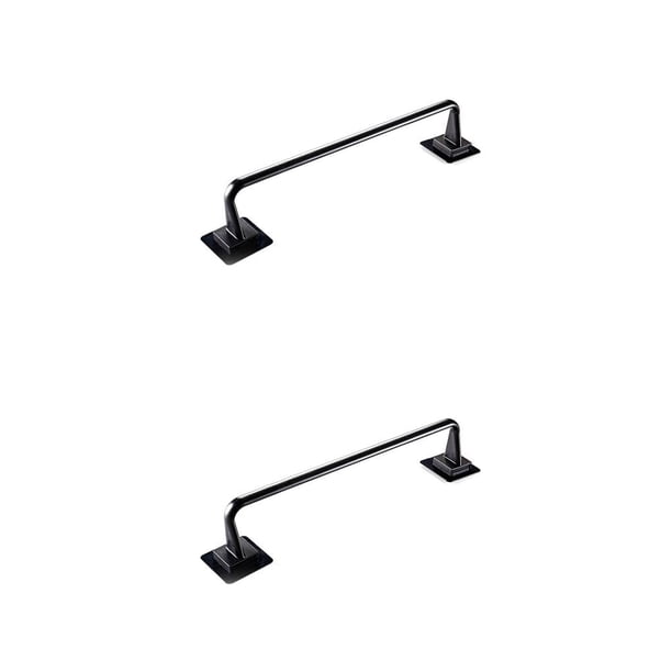Matsuzay Barra de toalla, ducha, cocina, baño, pared, estante de baño, estante de barra, soporte extraíble para el hogar, colgador de Hotel, negro, Type1 NO1 Matsuzay CBP082642