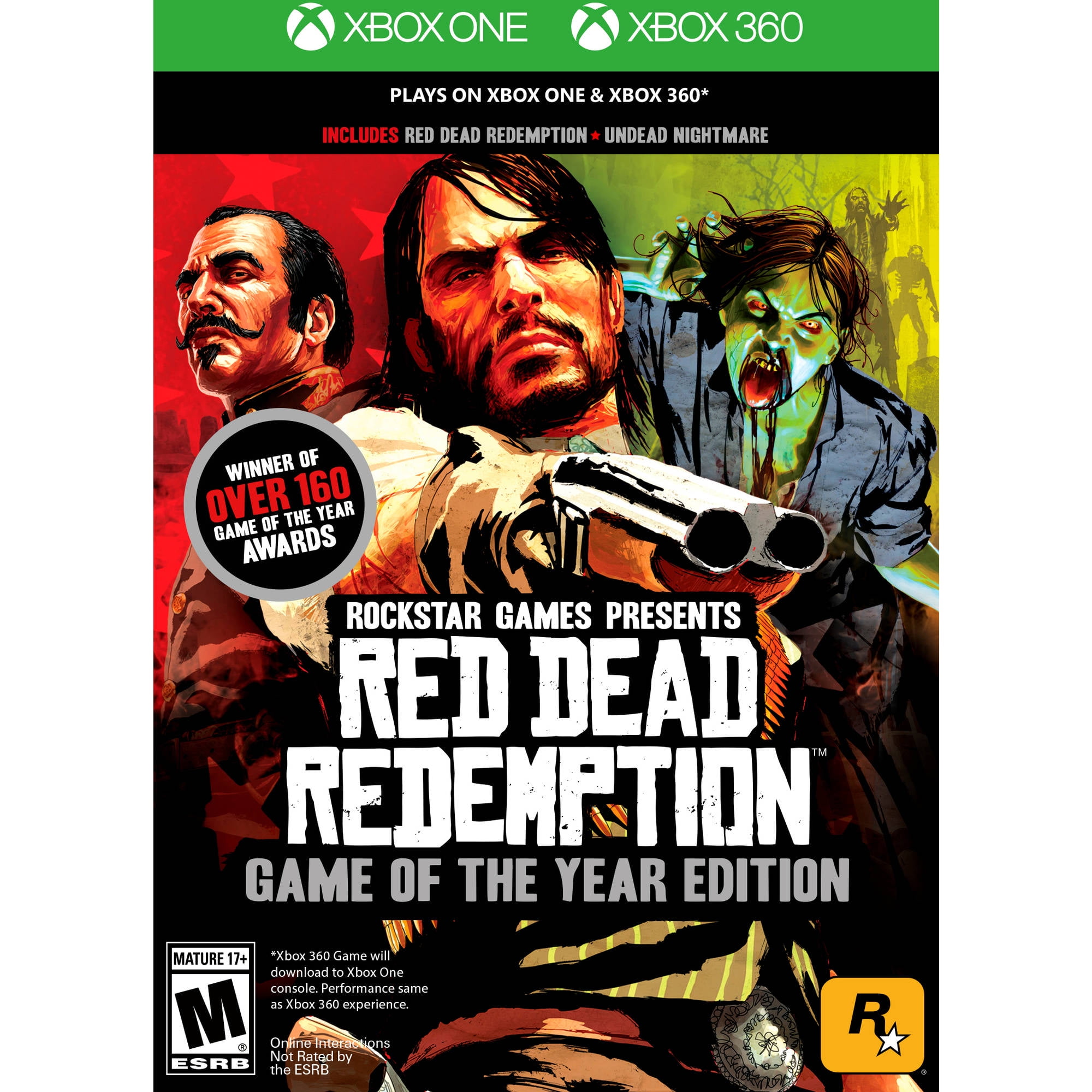 Red Redemption: Game of the Year Edition Xbox One, 360 - Walmart.com