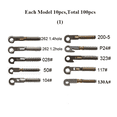 thumbnail image 1 of 100pcs Glasses Spring Insert Hinge Repair Replacement Broken Eyeglasses Accessories Mix 1, 1 of 6