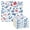 Berries Leaves Pomegranates and Herbs, variant on Dailycode 6 Packs Kitchen Dish Towels Soft Absorbent Dish Cloths Adorable Flamingo Covered in Flowers 11"x11"