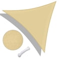 thumbnail image 1 of Yescom 20 Ft 97% UV Block Triangle Sun Shade Sail Canopy Outdoor Patio Pool Cover Net, 1 of 11