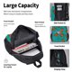 thumbnail image 4 of Easygdp Colorful Crab Mochila para Niños y Niñas con Set de Caja de Almuerzo y Estuche para Lápices 3 en 1, Mochila Escolar Estampada para Adolescentes, 4 of 7