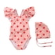 thumbnail image 1 of Odeerbi 2-24 Meses Traje de Baño de Una Sola Pieza Para Niñas Con Sombrero de Sol Traje de Baño de Verano Con Impresión Linda, 1 of 5