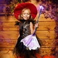 thumbnail image 6 of JoyMoreHome Halloween Witch Broom with LED Light, Witch Costume Accessories for Halloween Cosplay Party, Carnival and Theme Party, 6 of 7