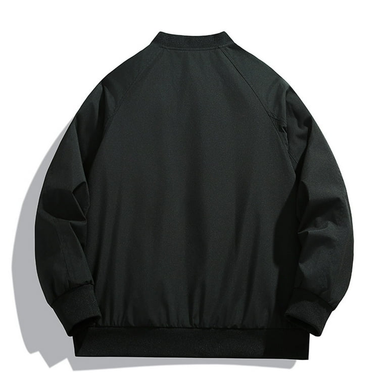 ZHUGeLI Mens Varsity Jacket Vintage Racing Motorcycle Bomber