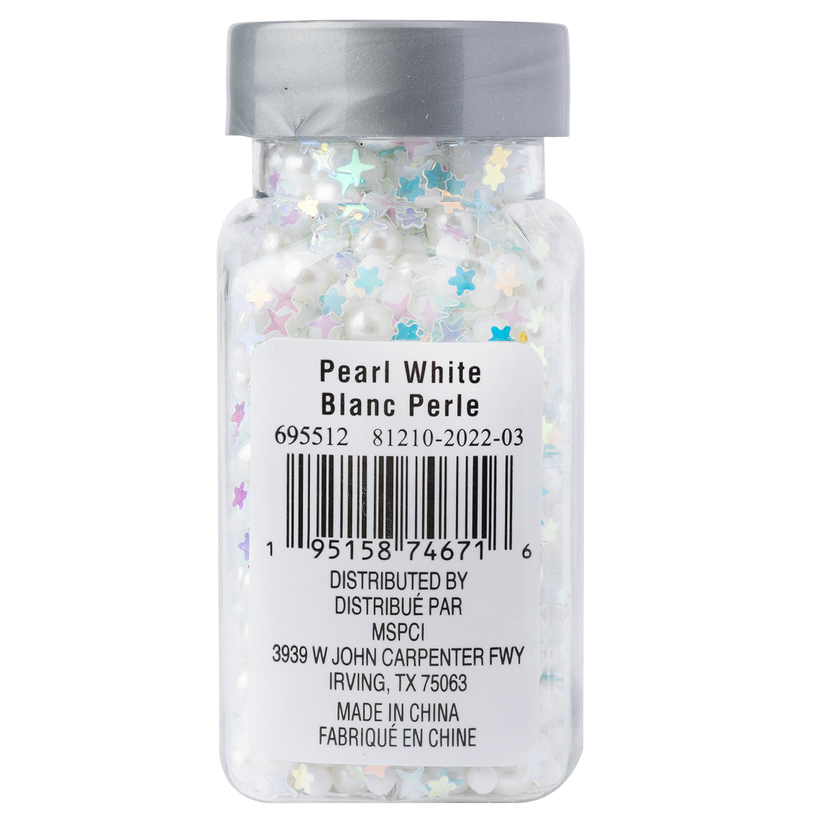 Recollections Pearl White Specialty Glitter - 0.97 oz Jar, Decorative Plastic Glitter for Paper Crafts & Invitations, 12 Pack