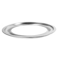 thumbnail image 1 of CRILSTYLEO Plated Silver Gas Range Drip Pans with Waterproof Ring Enhances Kitchen Safety and Aesthetics, 1 of 8
