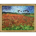 thumbnail image 1 of Field of Poppies with Verona Gold Braid Frame 30"X40", 1 of 3
