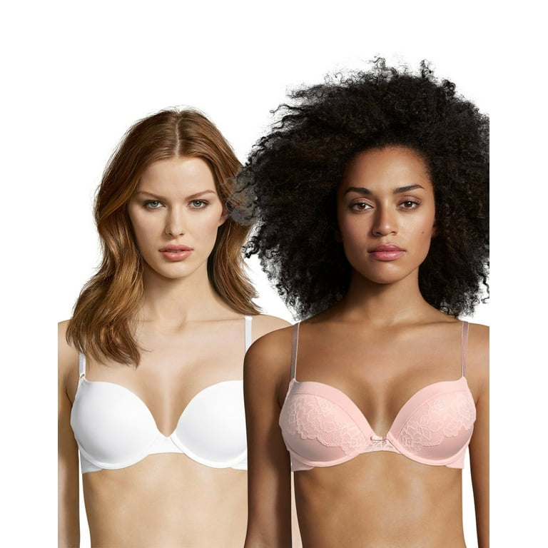 Maidenform Push-Up Bras - Solid and Lace 2-Pack 