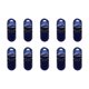 thumbnail image 1 of Lot de 10 clips de fixation pour appareil tif, transparents et polyvalents, pour une installation rapide, bleu foncé, 1 of 4