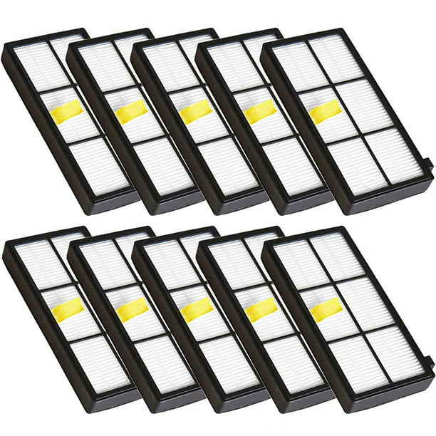 Replacement for iRobot Roomba Filters 960 981,10 Packs 800 and 900 Hepa Filters for Roomba 960 980 870 880 960 877 871 880 890 891 805 Vacuum Parts - Walmart.com