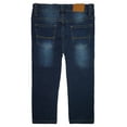 thumbnail image 4 of KIDSCOOL SPACE Little Boys Jeans,Elastic Band Inside Ripped Stretchy Soft Thin Slim Summer Denim Pants,10-11 Years, 4 of 5
