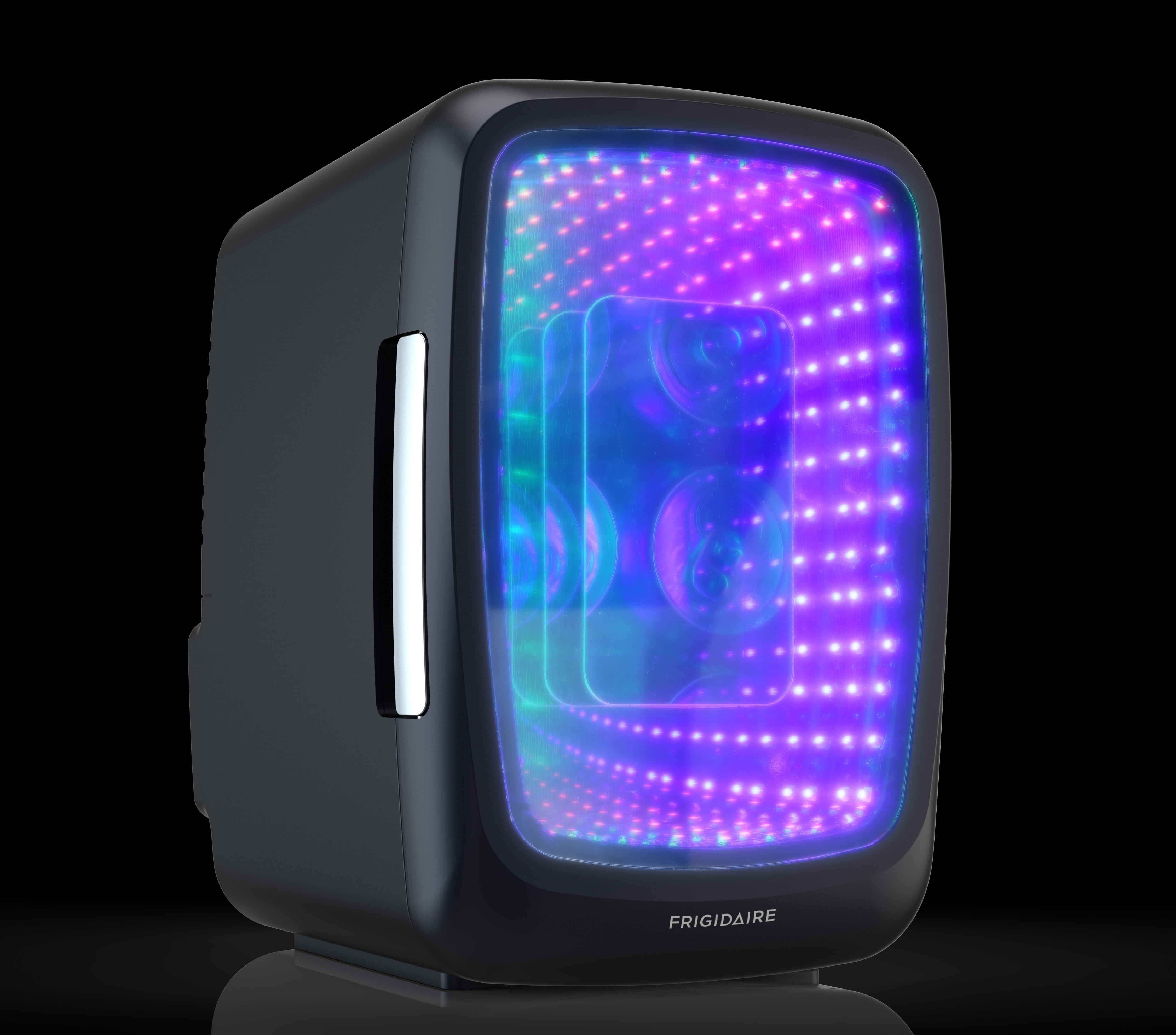 led light up mini fridge